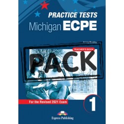 New Practice Tests for the Michigan ECPE 1 for the Revised 2021 Exam - Teacher's Book (with DigiBooks App)